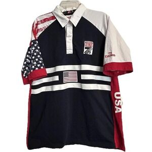 Vintage USA Emirates Dubai Rugby 7s Jersey XXL Official Licensed USA Embroidered